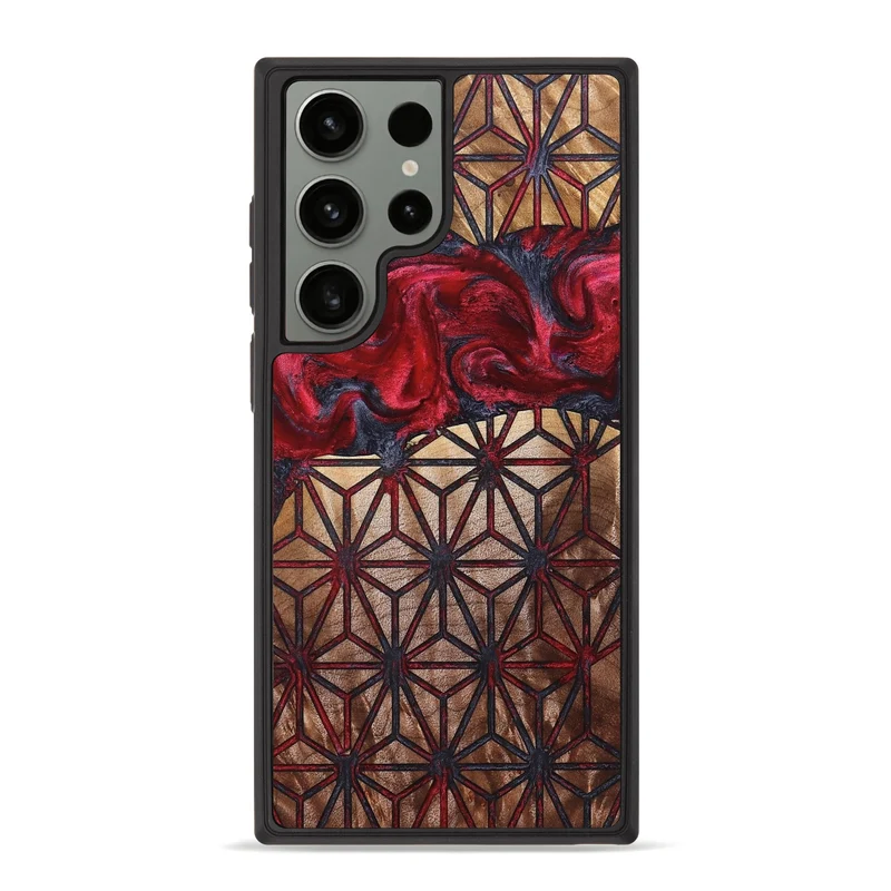 Galaxy S23 Ultra Wood Phone Case - Ayah (Pattern, 829375)