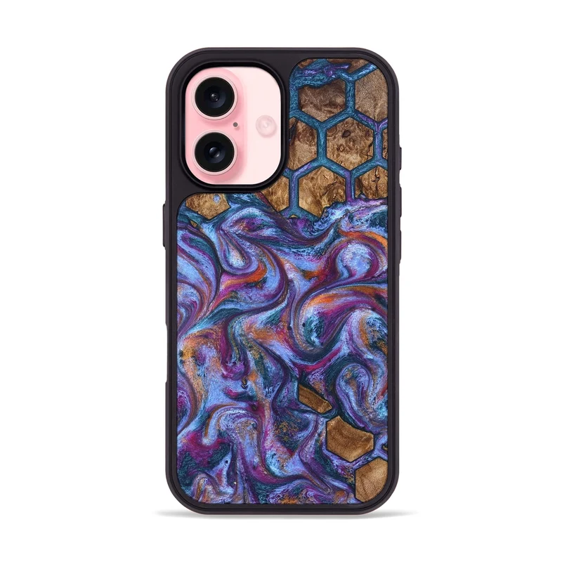 iPhone 16 Wood Phone Case - Mikayla (Pattern, 829372)