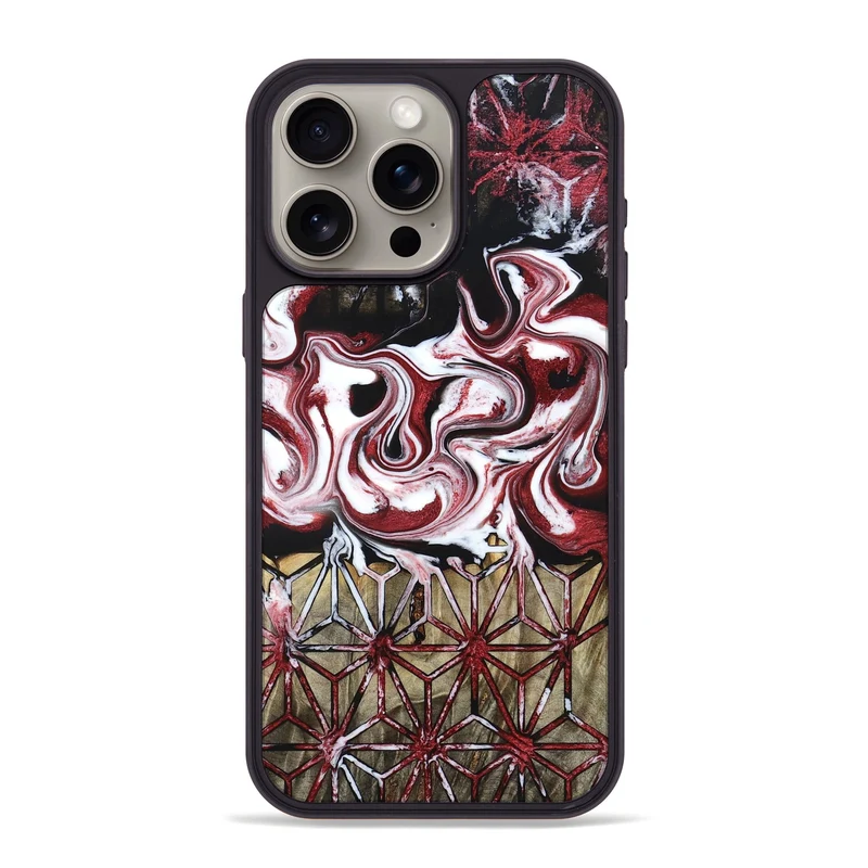 iPhone 15 Pro Max Wood Phone Case - Lisa (Pattern, 829360)