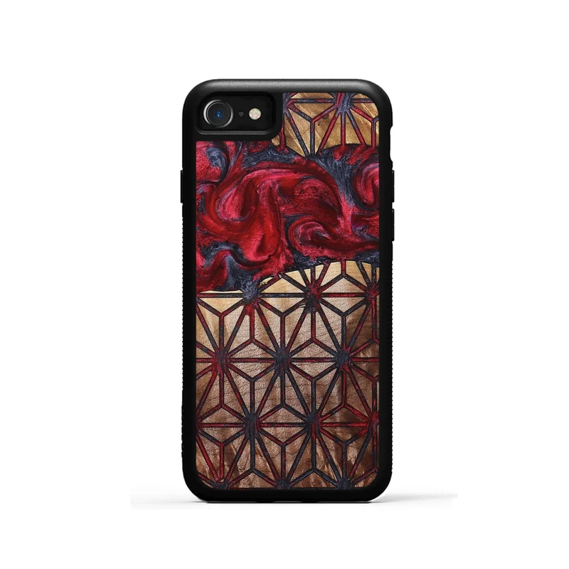 iPhone SE Wood Phone Case - Ayah (Pattern, 829375)