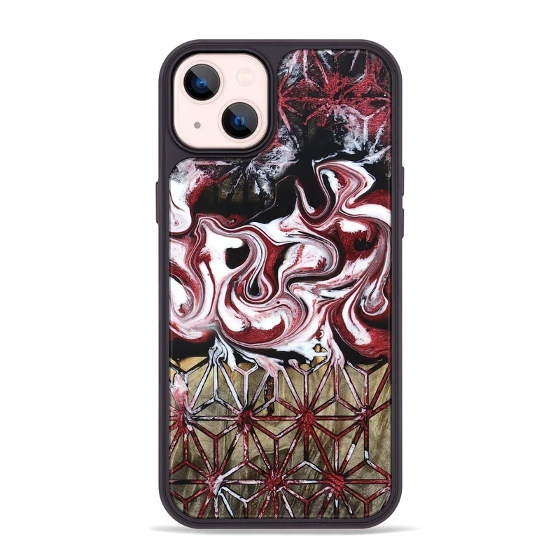 iPhone 14 Plus Wood Phone Case - Lisa (Pattern, 829360)