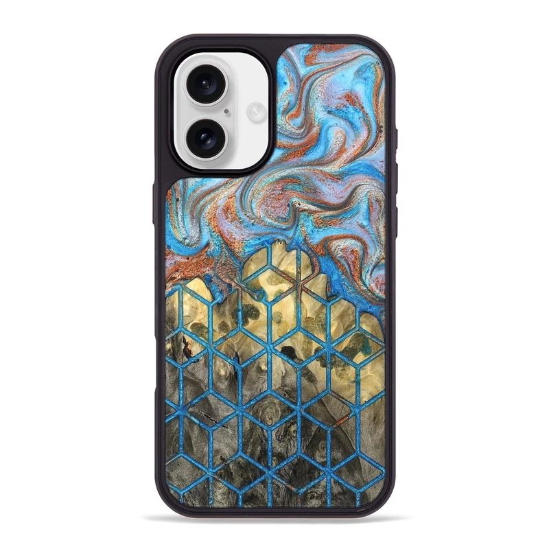 iPhone 16 Plus Wood Phone Case - Dollie (Pattern, 829368)