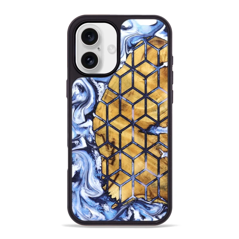 iPhone 16 Plus Wood Phone Case - Keshawn (Pattern, 829364)