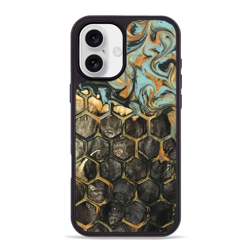 iPhone 16 Plus Wood Phone Case - Krysten (Pattern, 829369)