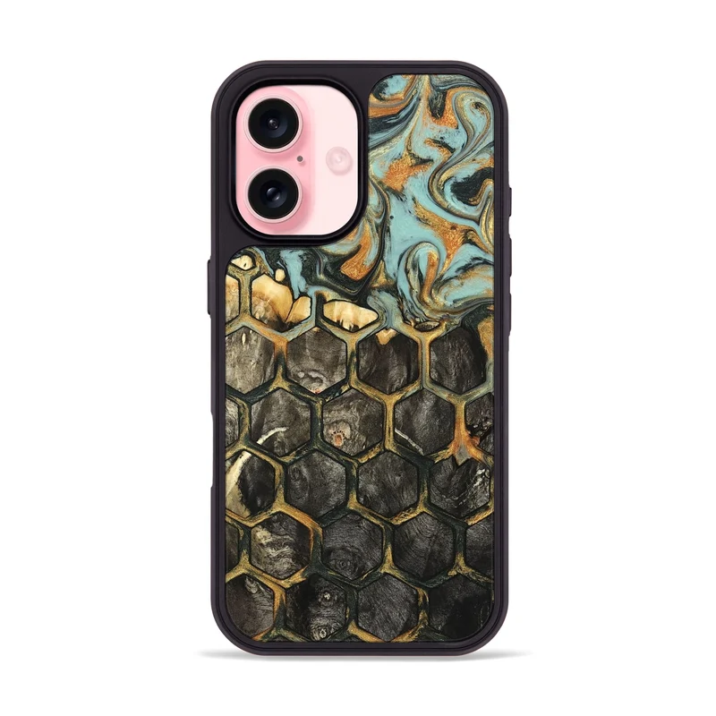 iPhone 16 Wood Phone Case - Krysten (Pattern, 829369)