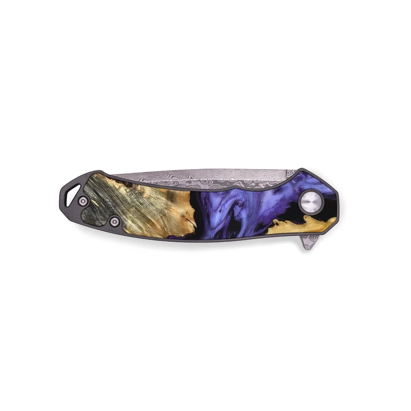 EDC Wood Pocket Knife - Clem (Purple, 829256)