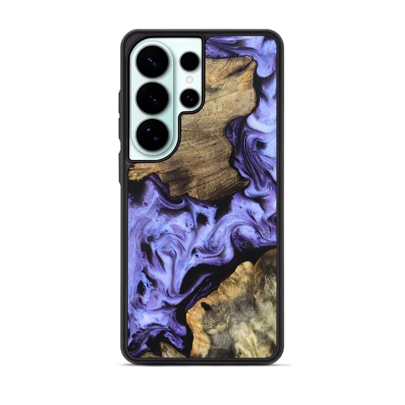 Galaxy S26 Ultra Wood Phone Case - Domenic (Purple, 829255)