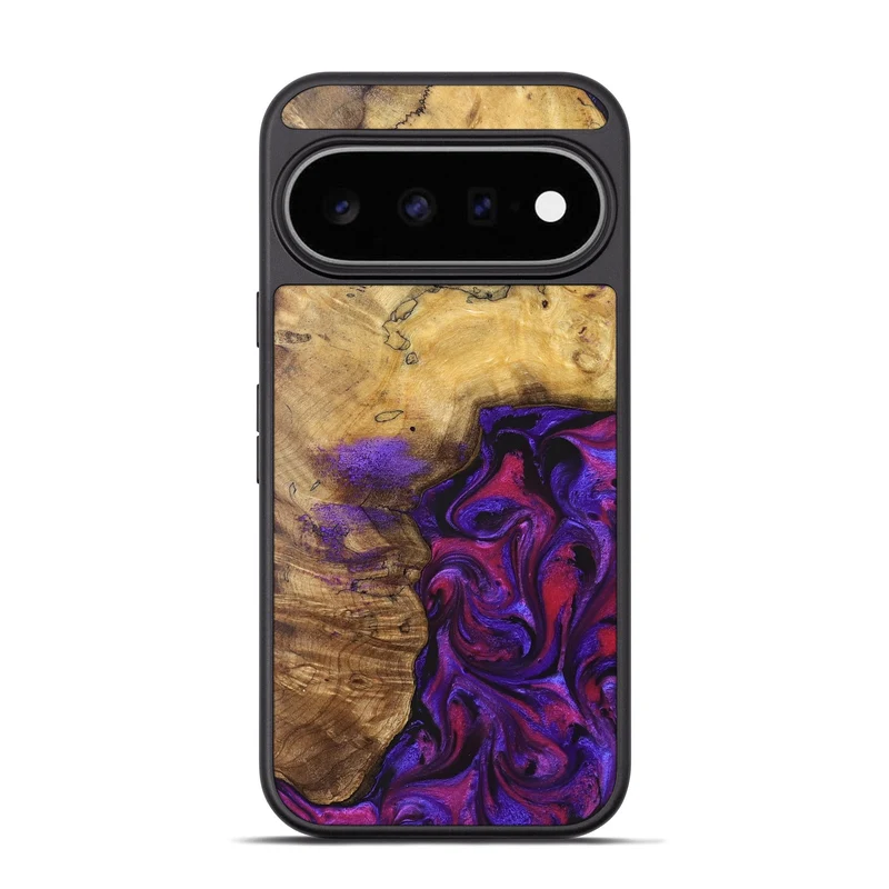 Pixel 11 Pro Wood Phone Case - Keara (Purple, 829259)