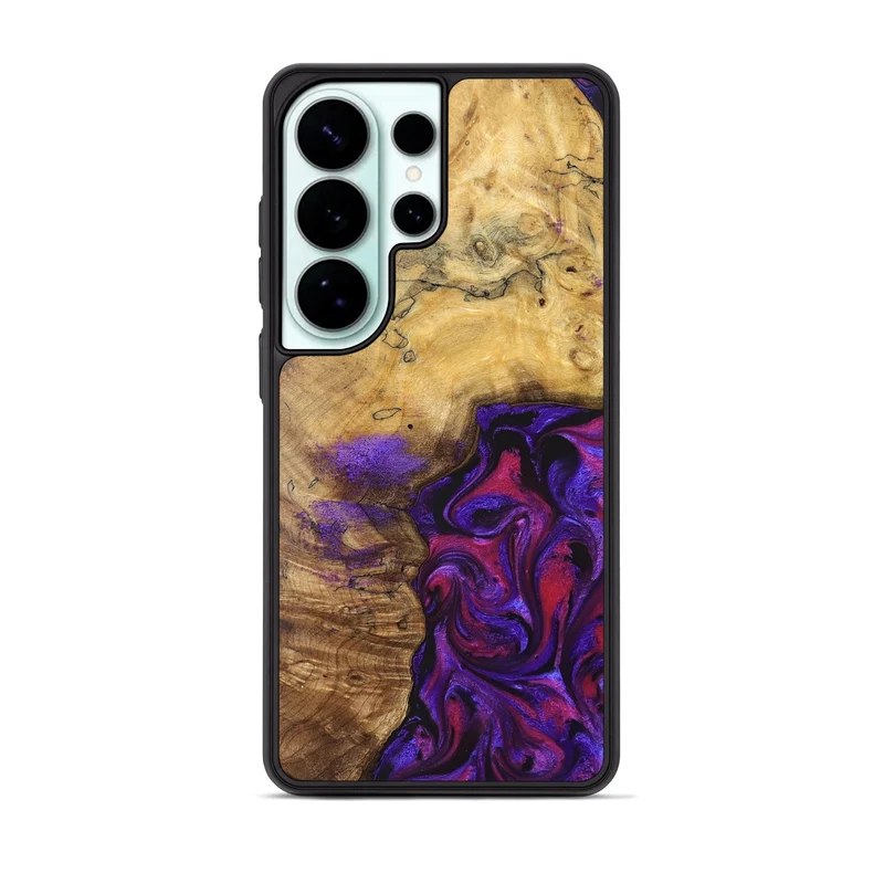 Galaxy S26 Ultra Wood Phone Case - Keara (Purple, 829259)