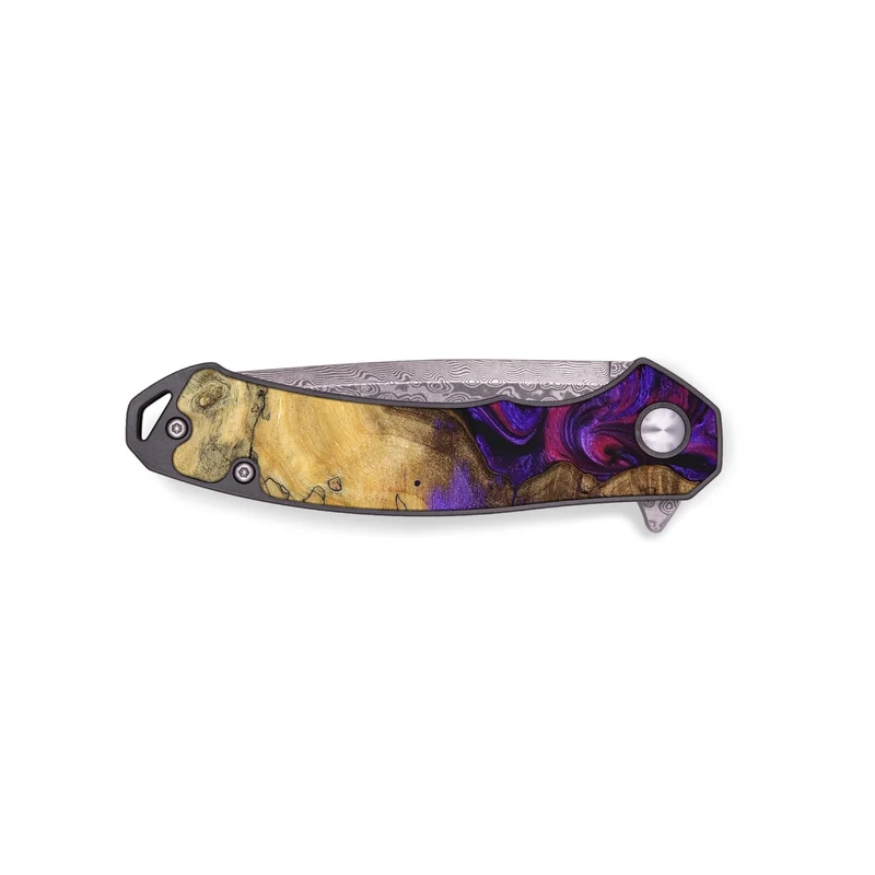 EDC Wood Pocket Knife - Keara (Purple, 829259)