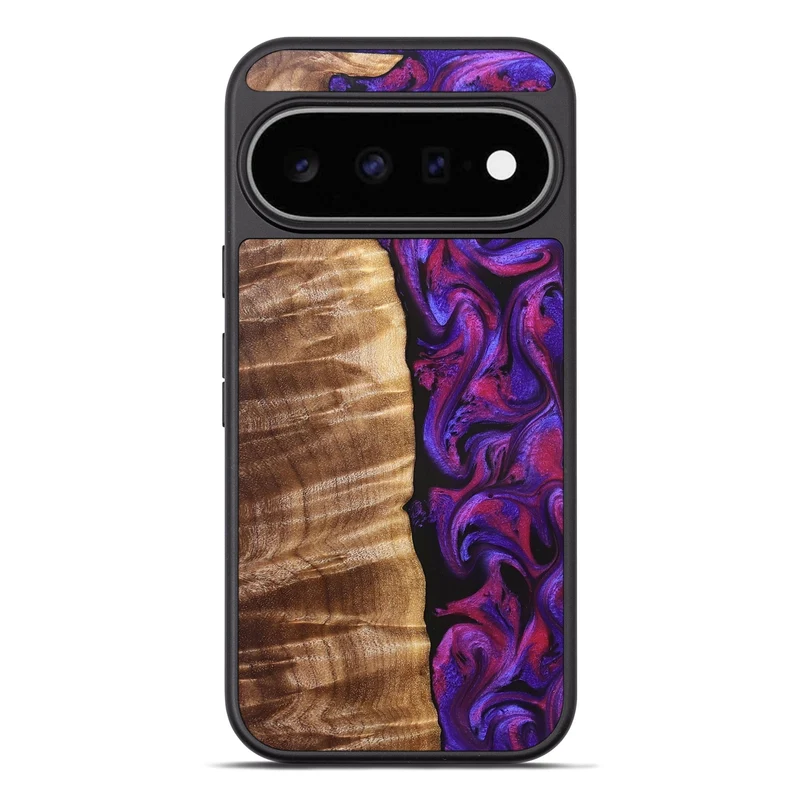 Pixel 11 Pro XL Wood Phone Case - Maye (Purple, 829257)