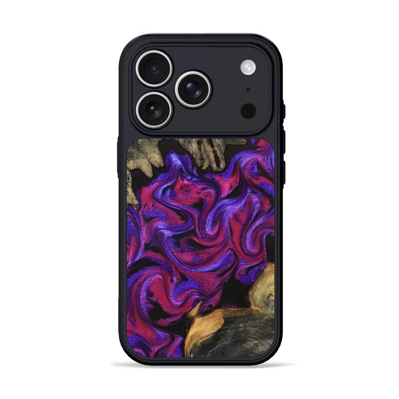 iPhone 17 Pro Wood Phone Case - Pearl (Purple, 829258)