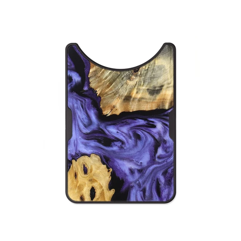 Alloy Wood Wallet - Clem (Purple, 829256)