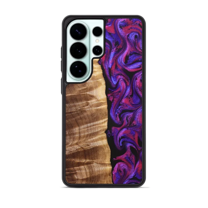 Galaxy S26 Ultra Wood Phone Case - Maye (Purple, 829257)