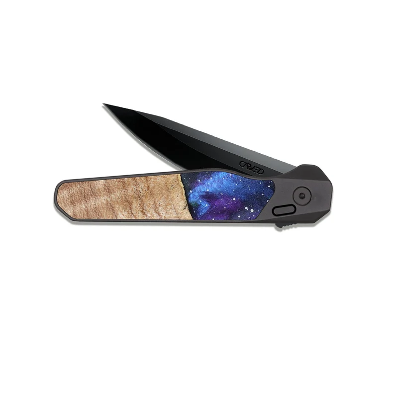EDC Dark Slate Wood Pocket Knife - Alberto (Cosmos, 829314)