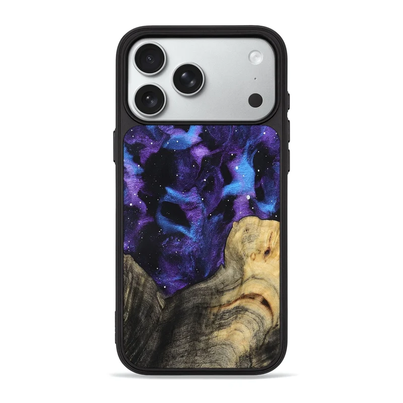 iPhone 18 Pro Max Wood Phone Case - Mat (Cosmos, 829323)