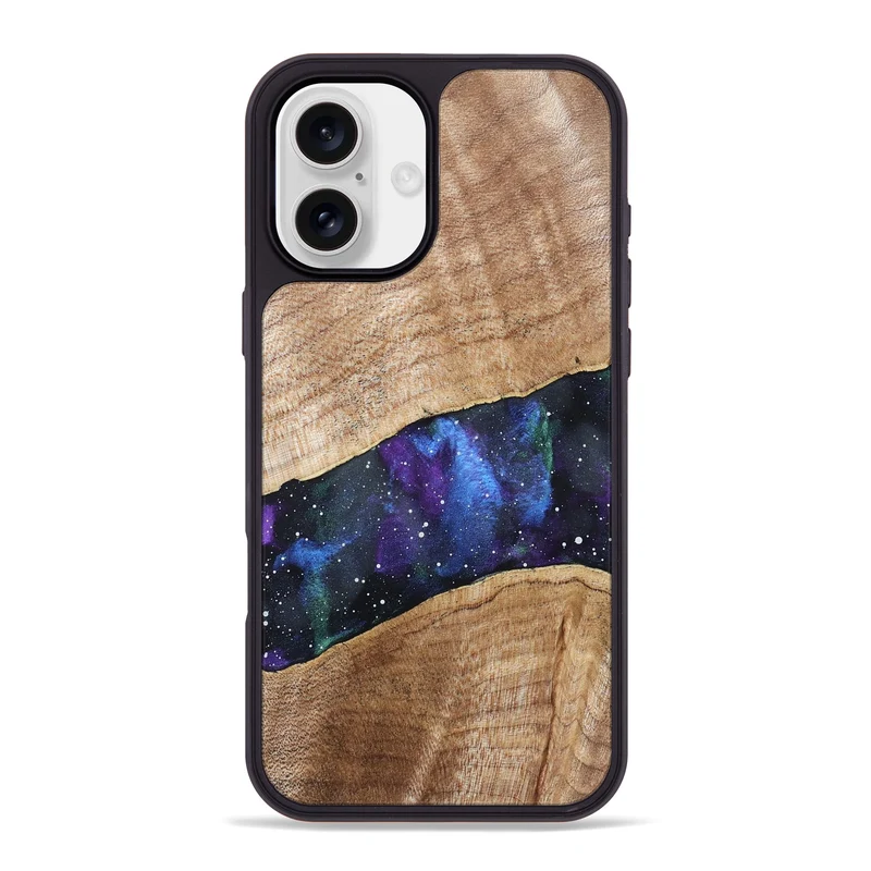 iPhone 16 Plus Wood Phone Case - Alberto (Cosmos, 829314)