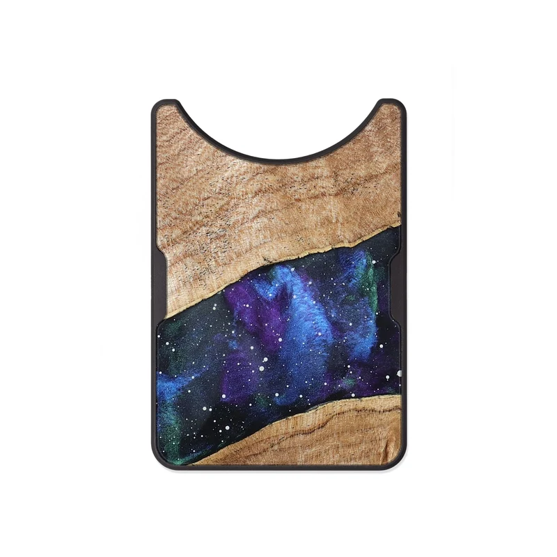 Alloy Wood Wallet - Alberto (Cosmos, 829314)
