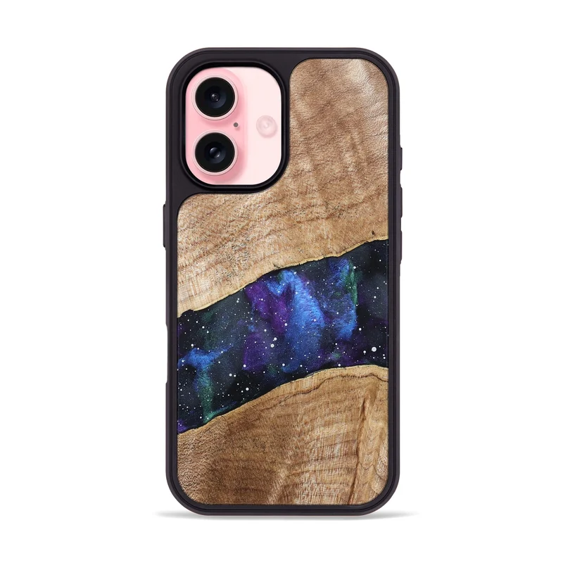 iPhone 16 Wood Phone Case - Alberto (Cosmos, 829314)
