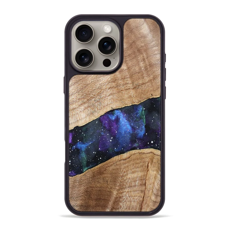 iPhone 16 Pro Max Wood Phone Case - Alberto (Cosmos, 829314)