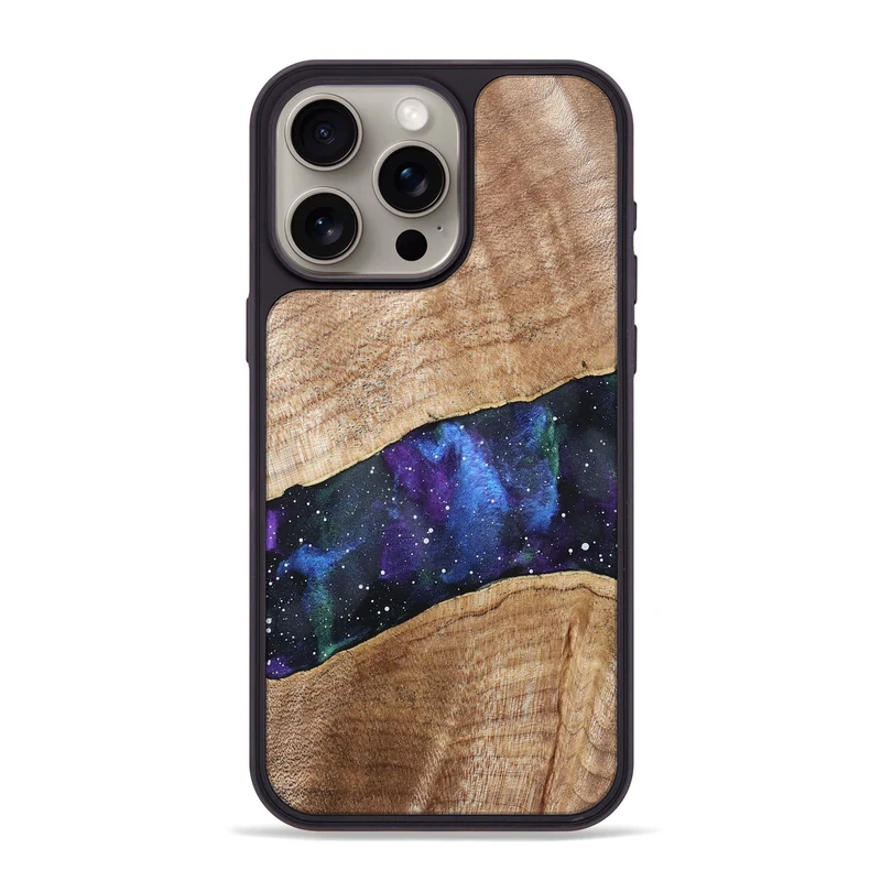iPhone 15 Pro Max Wood Phone Case - Alberto (Cosmos, 829314)