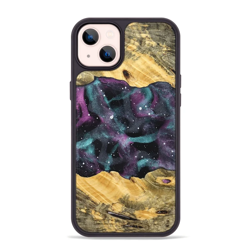 iPhone 14 Plus Wood Phone Case - Shamar (Cosmos, 829304)