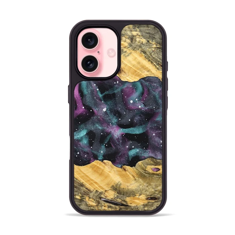 iPhone 16 Wood Phone Case - Shamar (Cosmos, 829304)