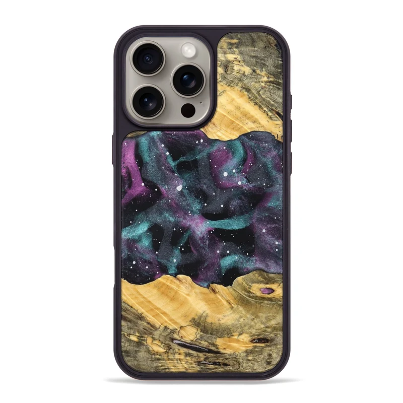 iPhone 16 Pro Max Wood Phone Case - Shamar (Cosmos, 829304)