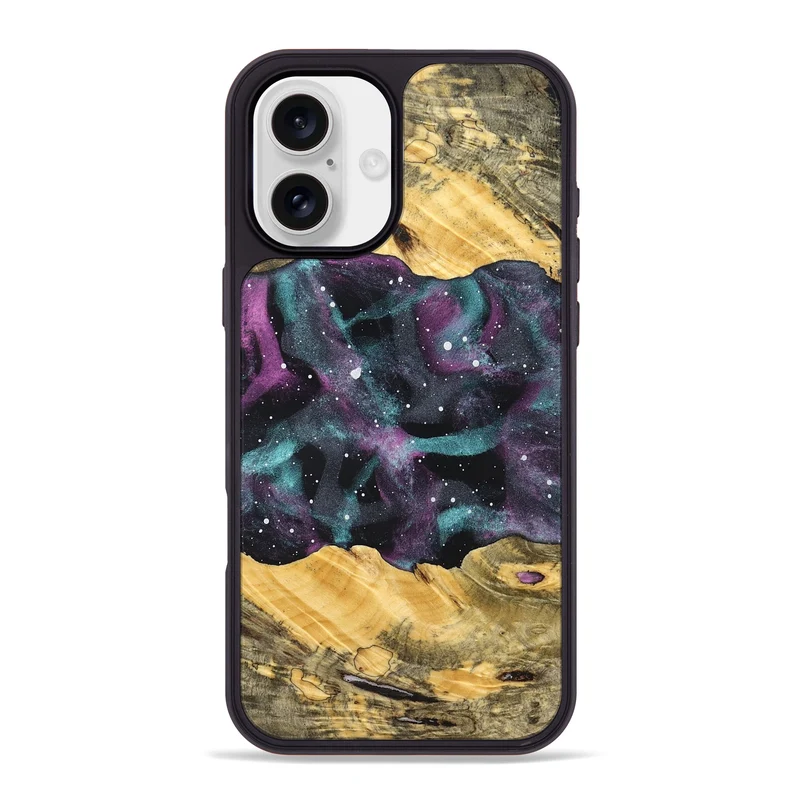 iPhone 16 Plus Wood Phone Case - Shamar (Cosmos, 829304)