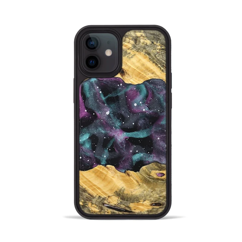 iPhone 12 Wood Phone Case - Shamar (Cosmos, 829304)