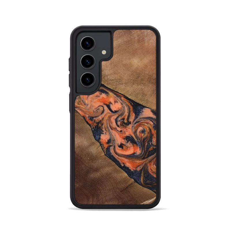 Galaxy S24 Wood Phone Case - Ronny (Red, 829198)