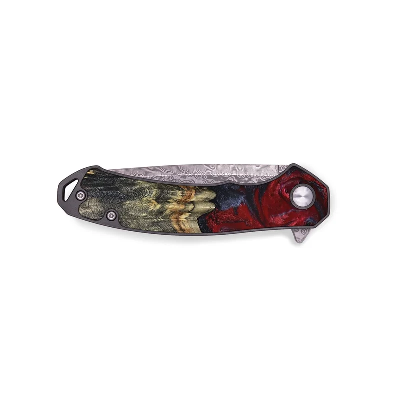 EDC Wood Pocket Knife - Nash (Red, 829248)