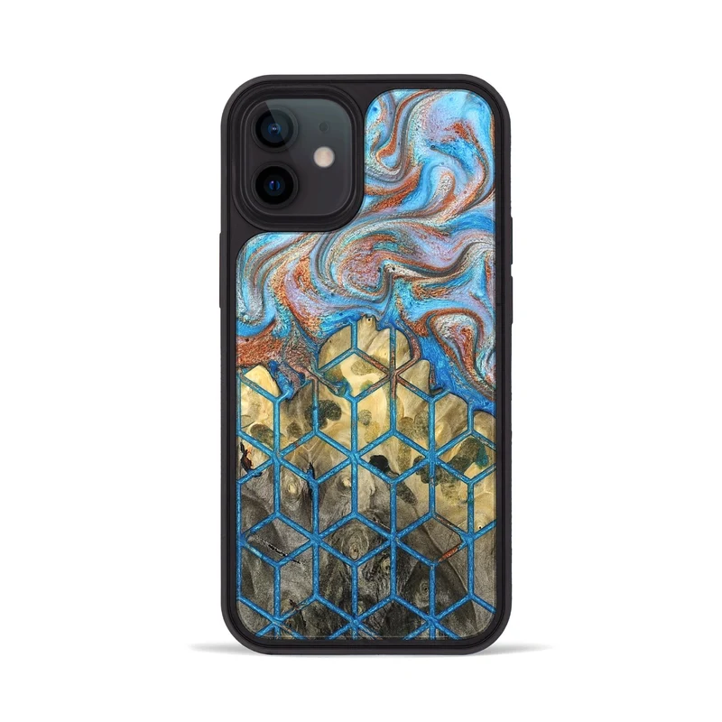iPhone 12 Wood Phone Case - Dollie (Pattern, 829368)