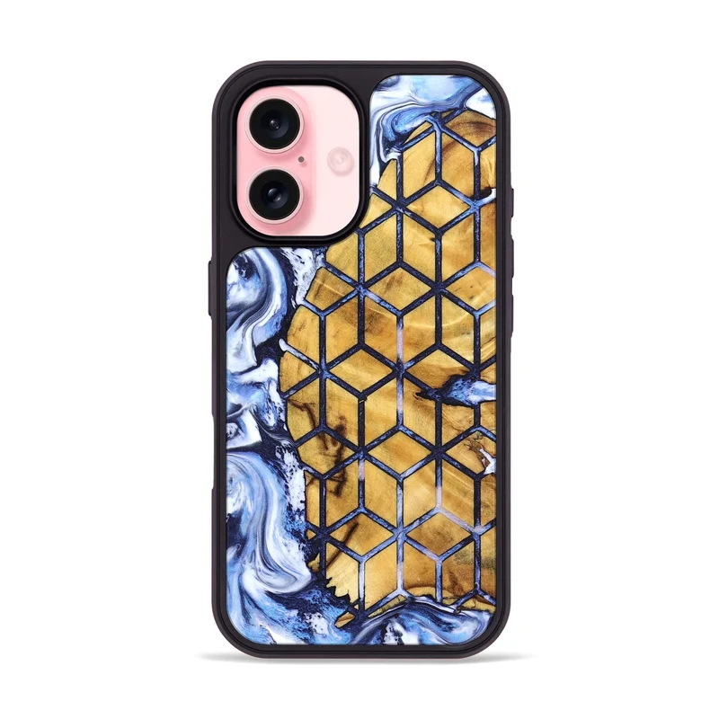 iPhone 16 Wood Phone Case - Keshawn (Pattern, 829364)