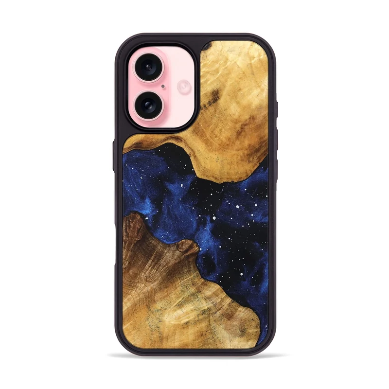 iPhone 16 Wood Phone Case - Laquita (Cosmos, 829353)