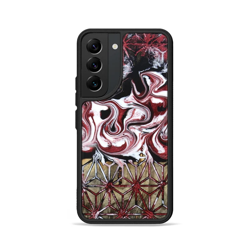 Galaxy S22 Wood Phone Case - Lisa (Pattern, 829360)