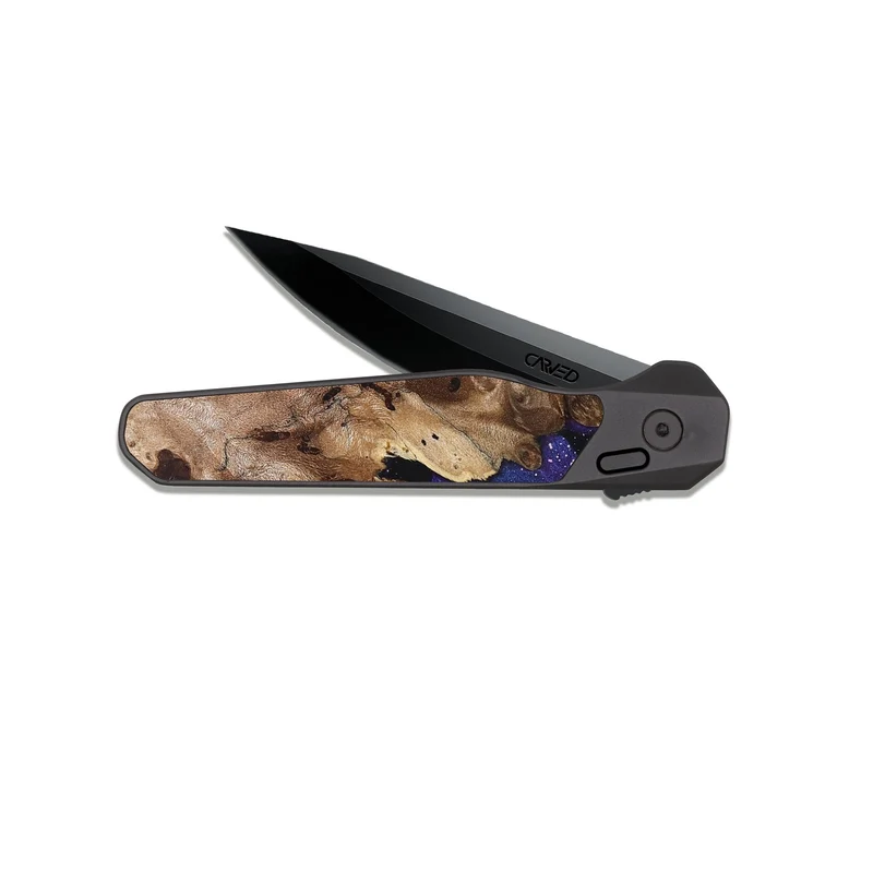EDC Dark Slate Wood Pocket Knife - Emery (Cosmos, 829336)