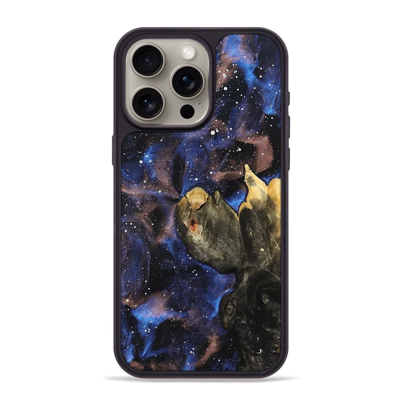 iPhone 15 Pro Max Wood Phone Case - Kaisen (Cosmos, 829332)