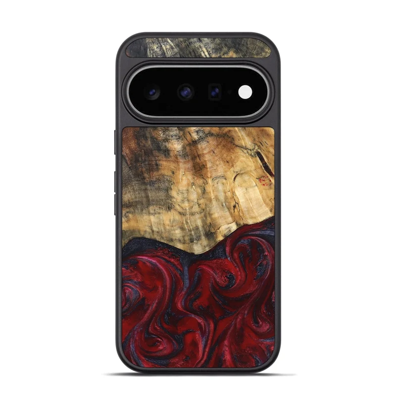 Pixel 11 Pro Wood Phone Case - Kala (Red, 829246)