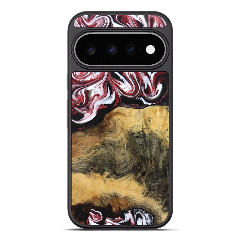 Pixel 11 Pro XL Wood Phone Case - Reya (Red, 829247)