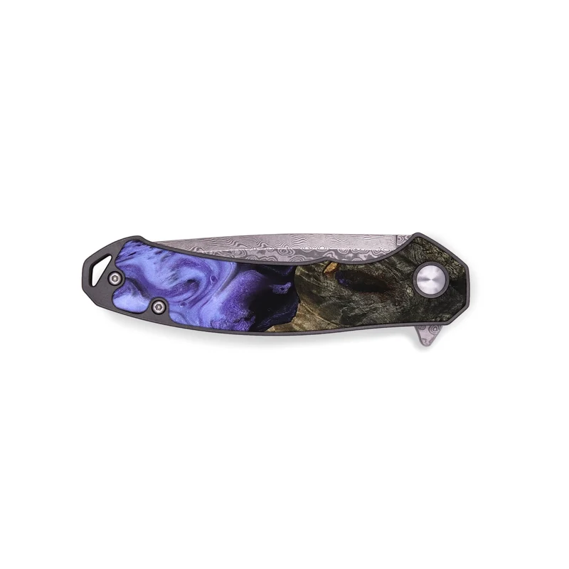 EDC Wood Pocket Knife - Dianne (Purple, 829243)