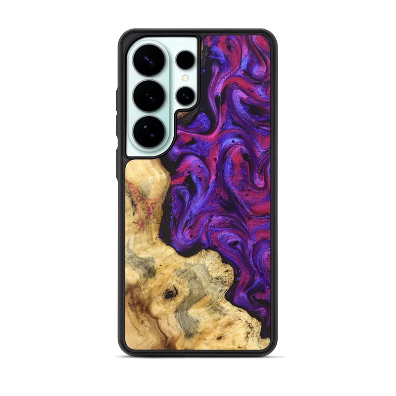 Galaxy S26 Ultra Wood Phone Case - Jaeden (Purple, 829238)