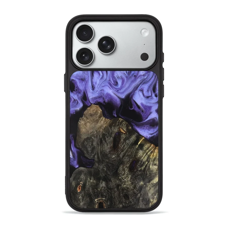 iPhone 18 Pro Max Wood Phone Case - Dianne (Purple, 829243)