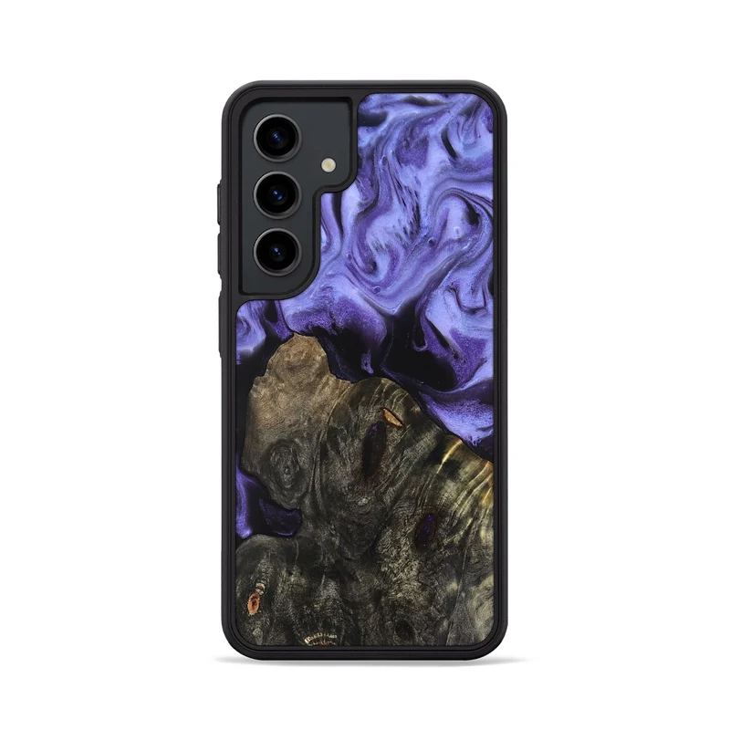Galaxy S24 Wood Phone Case - Dianne (Purple, 829243)