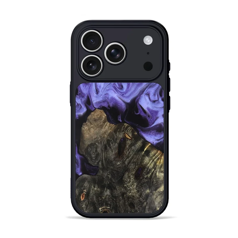 iPhone 17 Pro Wood Phone Case - Dianne (Purple, 829243)