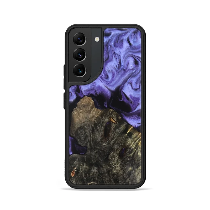 Galaxy S22 Wood Phone Case - Dianne (Purple, 829243)