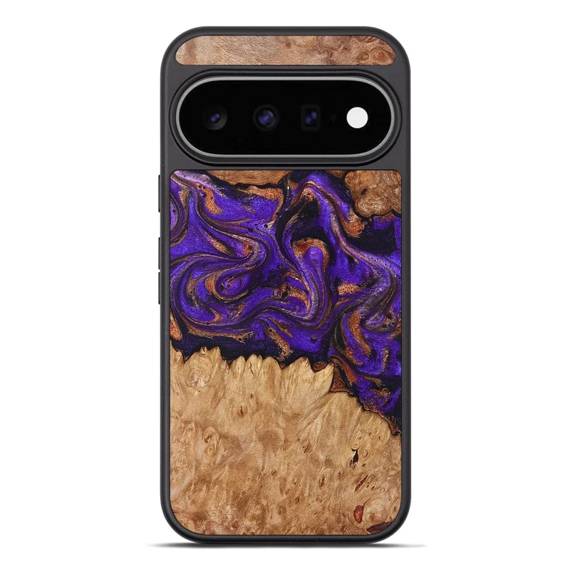 Pixel 11 Pro XL Wood Phone Case - Lucien (Purple, 829239)