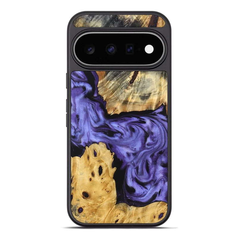 Pixel 11 Pro XL Wood Phone Case - Clem (Purple, 829256)