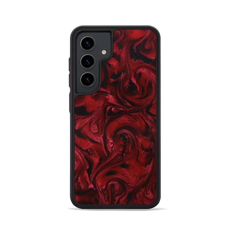 Galaxy S24 ResinArt Phone Case - Cristy (Red, 829218)