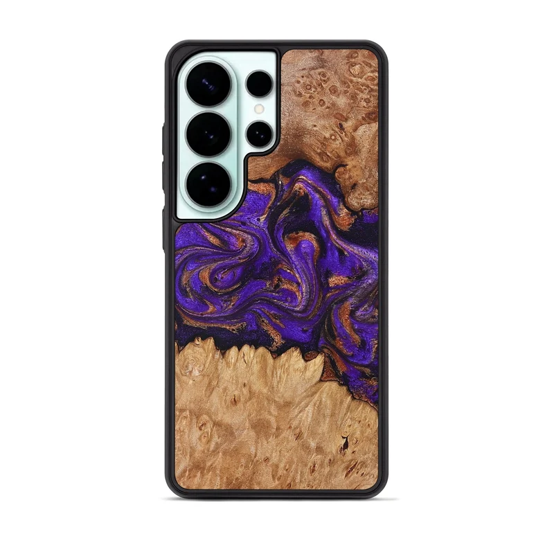 Galaxy S26 Ultra Wood Phone Case - Lucien (Purple, 829239)